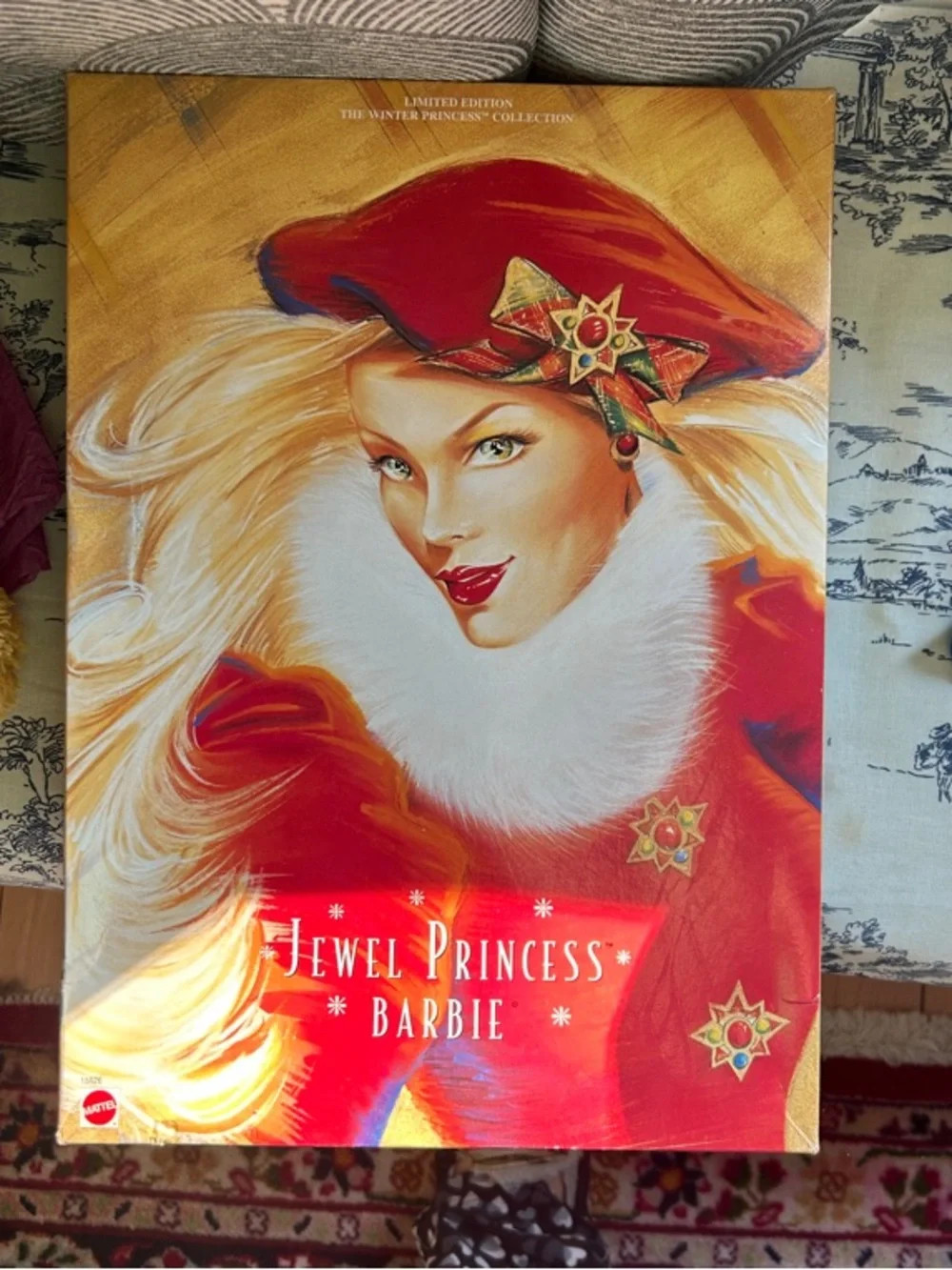 Barbie Jewel Princess Certificate - Gold, Red, White - Picture 4 of 7